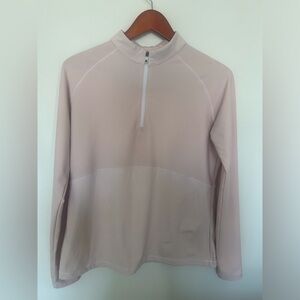 FootJoy Women's Light Blush Utility Half-Zip Golf Pullover